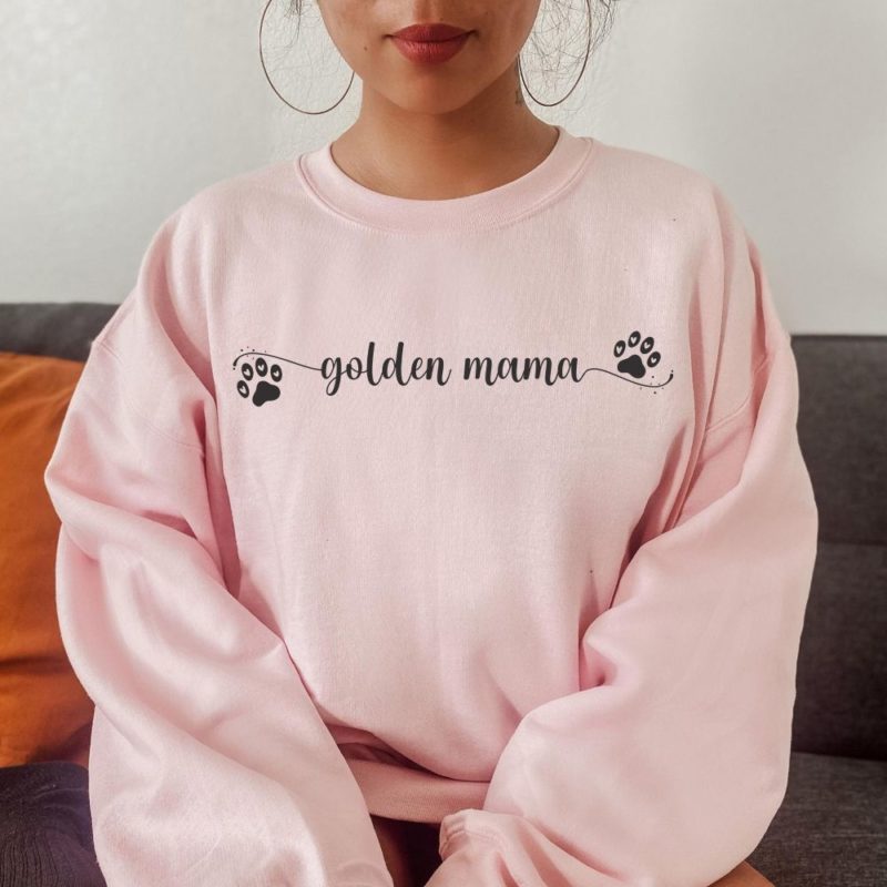 Golden Mama Sweatshirt Pink